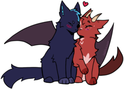 "Romeo" und "Haru" von Eulenstern und Indy - Gezeichnet von Indy